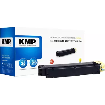 KMP K-T92 - 195 g - High Yield - Yellow - Compatible Toner Cartridge (Replaces Kyocera TK-5280Y) priekš Kyocera ECOSYS M6235cidn, M6235CIDN/KL3, M6635cidn, M6635CIDN/KL3, P6235cdn, P6235CDN/KL3