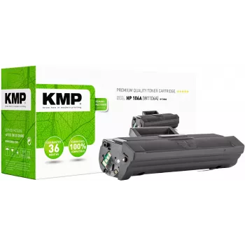 KMP PRINTTECHNIK H-T260A Melnā Tonera Kasetne (Aizstāj HP 106A W1106A)