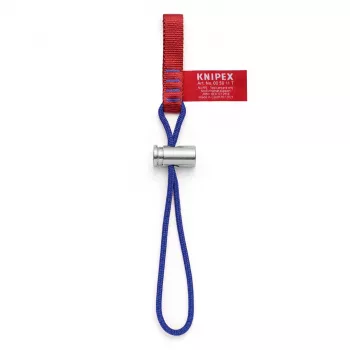 KNIPEX Instrumentu Nostiprināšanas Siksna 00 50 11 T BK - 1,5 m PU Trose ar Fiksējošu Karabīni, Maks. 1,5 kg