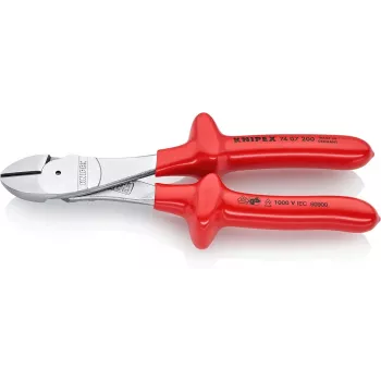 KNIPEX VDE augstas sviras diagonālās knaibles 200 mm