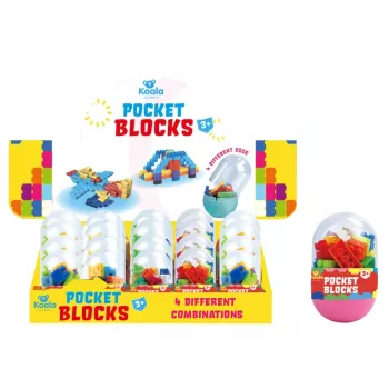 Koala Games G2665 Kabatas Bloki (Nejauši) - Mini Būvbloku Pārsteiguma Paka