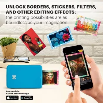 KODAK STEP Instant Mobile Photo Printer - Blue