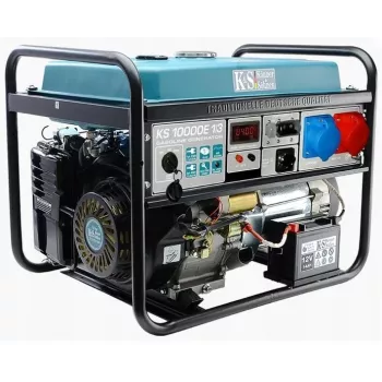KÖNNER & SÖHNEN Benzīna ģenerators 7.5kW 230/400V Elektriskais starts AVR VST KS10000E1/3
