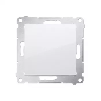 KONTAK-SIMON Simon 54 modulis balts spiedpoga 1x NO + 1x NC atsperes spailes 10AX 250V