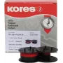 Kores G051NYSR 51. izmēra neilona kalkulatora lentīte, melna/sarkana, 13 mm x 4 m