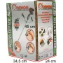 KOSS DEMON RQ580 benzīna trimmeris ar auklu – 51,7 cm³ 2-taktu, 5,2 ZS, dubultā līnija ar sitiena padevi, velo rokturis