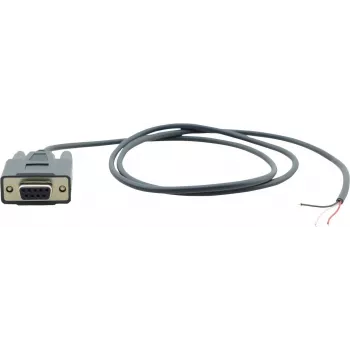 Kramer Electronics C-D9F/OPEN RS-232 vadības kabelis, DB9 sieviešu savienotājs uz atvērtu galu, 3 m, melns 95-0210010