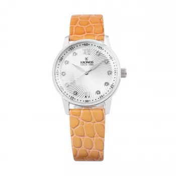 KRONOS K021.32.19 Sieviešu kvarca analogs pulkstenis, 40 mm, nerūsējošais tērauds