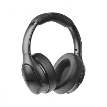 Kruger & Matz F3A bezvadu austiņas ar aktīvo trokšņu slāpēšanu, Bluetooth 5.0, USB-C, melnas