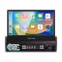 Kruger & Matz KM2018 Auto radio ar 7 inch izvelkamo skārienekrānu, Apple CarPlay un Android Auto