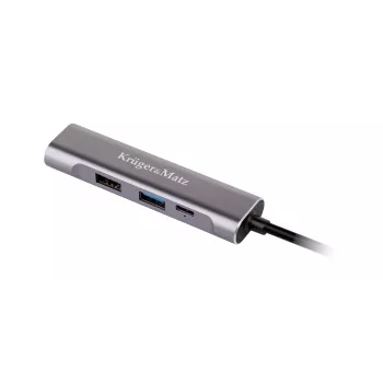 KRUGER & MATZ USB Type-C uz HDMI/USB3.0/USB2.0/C porta adapteris (HUB)