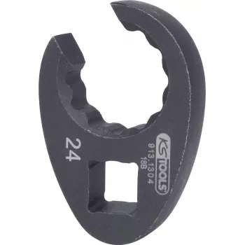KS TOOLS 1/2 collu atslēga uzgriežņu atskrūvēšanai ar atvērtu galu, 24mm (913.1304)