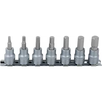 KS TOOLS 1/4 collu sešstūra uzgaļu uzgriežņu atslēgu komplekts, 7 gab., 2,5-8 mm (911.1544)