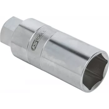 KS TOOLS 150.9421 Amortizatoru preturēšanas uzgalis ar ārējo sešstūri, 21 mm, 1/2 collu piedziņa