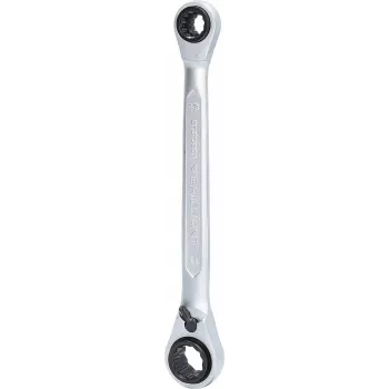 KS TOOLS dubultā sprūdrata gredzenatslēgu komplekts, 10 x 13 mm un 17 x 19 mm, 4-in-1 BT013901
