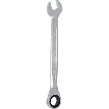 KS TOOLS GEARplus sprūdrata kombinētā uzgriežņu atslēga 24mm, 72 zobi, hroma vanādija tērauds, DIN 3113 503.4224