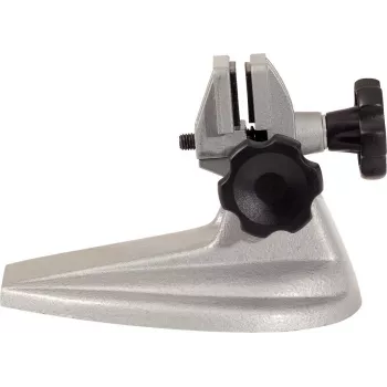 KS TOOLS 300.0680 mikrometra statīvs ārējiem mikrometriem līdz 100 mm, čuguna pamatne, hromētas spīles, neslīdošas kājiņas