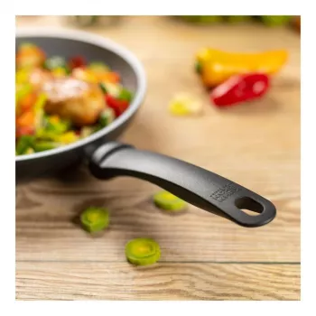 Kuhn Rikon EASY CERAMIC Panna 24 cm - Keramikas nepiedegoša, indukcijai piemērota, melna