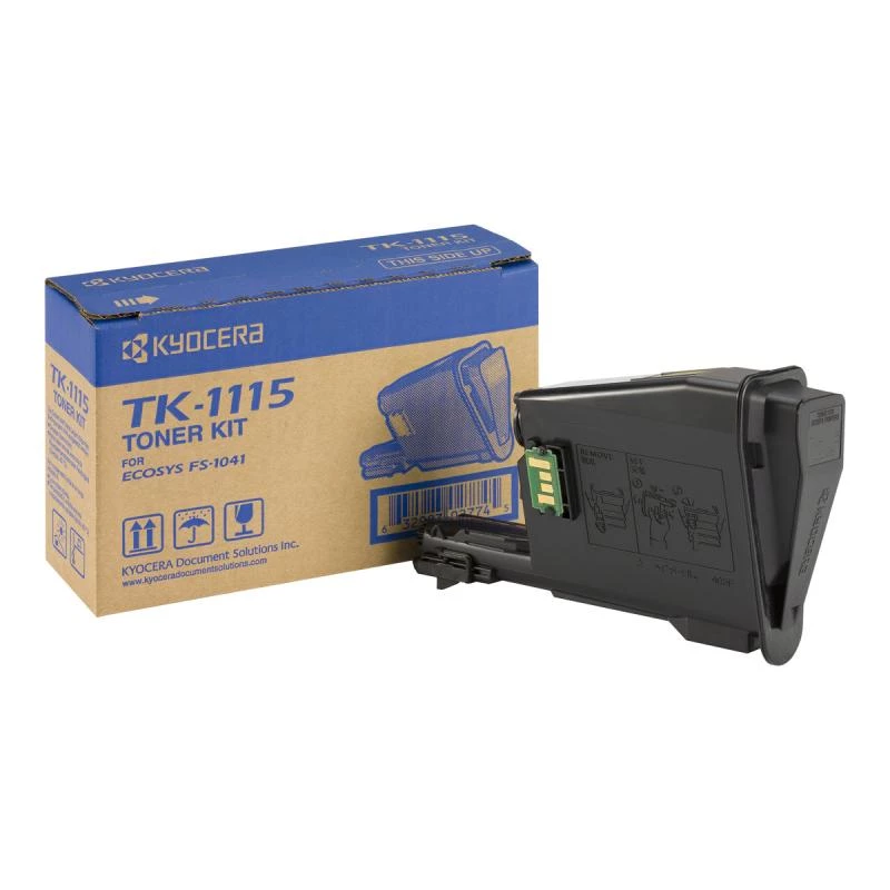 Kyocera TK-1115 Black Original Toner Cartridge (1T02M50NL0)