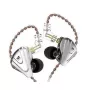 KZ ZSX NO MIC In-Ear Monitor Earphones - 6 Drivers Hybrid, 10mm Dynamic + 5 BA, Detachable Cable, 3,5mm L-Plug, Over-Ear, Zinc Alloy & Resin