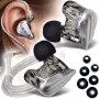 KZ ZSX TERMINATOR Hybrid 12-Driver In-Ear Monitors with Detachable Cable