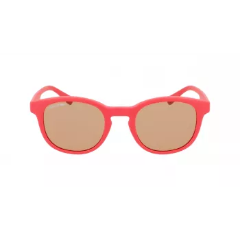 Lacoste Childish L3644S-615 Saulesbrilles - Sarkans Rāmis, Pelēkas Lēcas - 48/21/135 mm - Bērnu Unisex