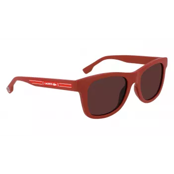 Lacoste Bērnu Saulesbrilles L3643SRG-604 Sarkans Rāmis Pelēkas Lēcas 48mm
