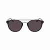 Lacoste L263S-2 vīriešu taisnstūra saulesbrilles - melns rāmis, pelēkas lēcas, 53 mm