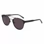 Lacoste L263S-2 vīriešu taisnstūra saulesbrilles - melns rāmis, pelēkas lēcas, 53 mm