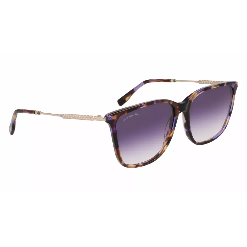 Lacoste L6016S-219 Sieviešu saulesbrilles Havana Brūns Kvadrātveida Acetāts