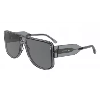 LACOSTE L6056S5916035 Unisex taisnstūra saulesbrilles Havana Green 59mm