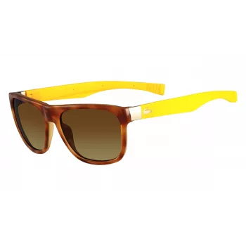 Lacoste L664S Unisex saulesbrilles - melns rāmis, pelēkas lēcas 55mm
