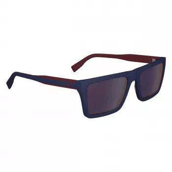 Lacoste vīriešu saulesbrilles L6009S-424 Zils rāmis Pelēkas gradienta lēcas 56/19/145 mm
