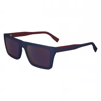 Lacoste vīriešu saulesbrilles L6009S-424 Zils rāmis Pelēkas gradienta lēcas 56/19/145 mm