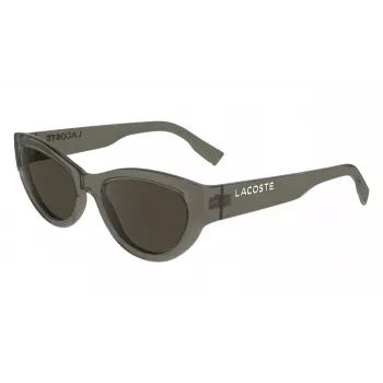 Lacoste Sieviešu saulesbrilles L6013S5418210 Havana Acetāta Kvadrātveida Rāmis Brūnas Gradienta Lēcas 54mm