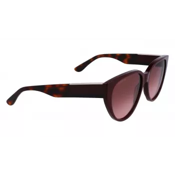 Lacoste Women's Sunglasses L985S-603 Burgundy Frame Grey Gradient Lens 59mm