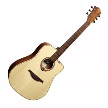 Lag GLA Tramontane 70 DC Dreadnought Cutaway akustiskā-elektriskā ģitāra - dabīga