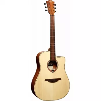 Lag GLA Tramontane 70 DC Dreadnought Cutaway akustiskā-elektriskā ģitāra - dabīga