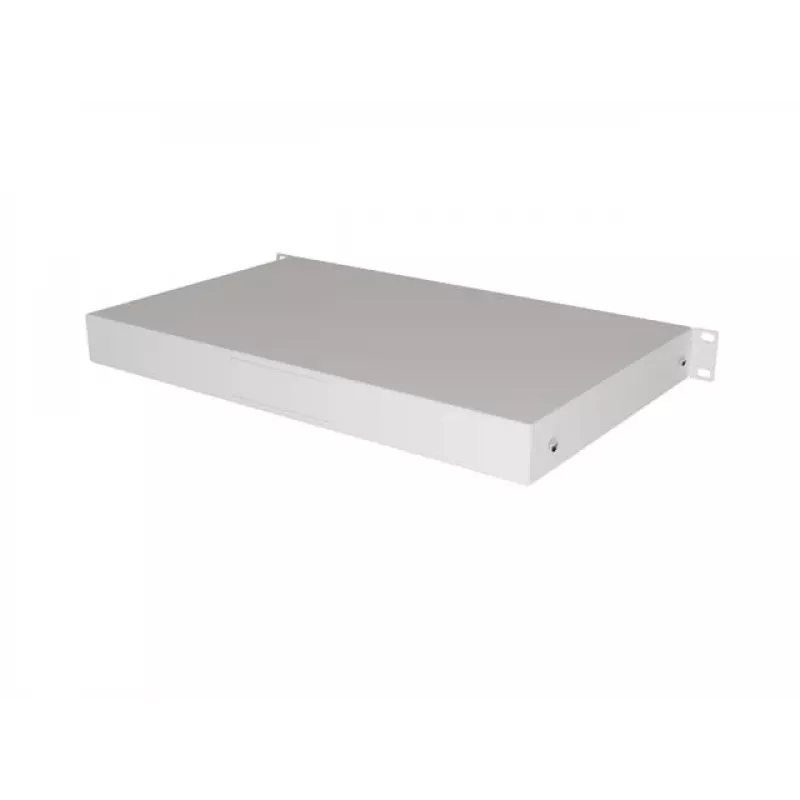 LANBERG 1U 19 collu bīdāma atvilktne 270mm dziļa Pelēka (30kg ietilpība)
