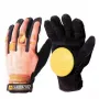 Landyachtz Slide Gloves M - Downhill Longboarding Gloves with UHMW-PE Pucks, Black