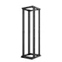 LANVIEW 19 42U Open Rack Double - Atvērta tipa serveru statīvs, 42U, 19 collas, melns
