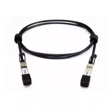 LANVIEW MO-SP10TW1 SFP+ uz SFP+ tiešā savienojuma vara kabelis, 10GbE, 1 m pasīvais twinax, melns (saderīgs ar Allied Telesis SP10TW1)