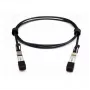 LANVIEW MO-SP10TW1 SFP+ uz SFP+ tiešā savienojuma vara kabelis, 10GbE, 1 m pasīvais twinax, melns (saderīgs ar Allied Telesis SP10TW1)