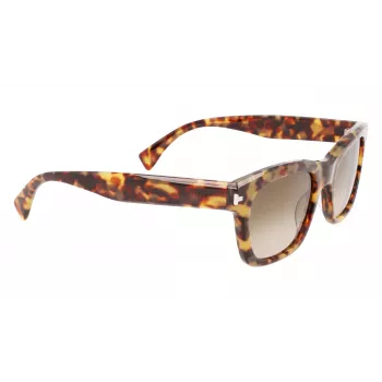 LANVIN LNV620S-213 Vīriešu kvadrātveida acetāta saulesbrilles Havana brūns gradients 52mm