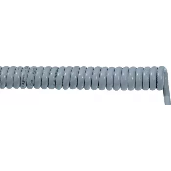 LAPP ÖLFLEX® SPIRAL 400 P spirālveida vadības kabelis, 12 x 1 mm², pelēks, savilkts 500 mm / izstiepts 1500 mm 70002670