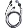 LAPP barošanas kabelis ar Schuko kontaktdakšu un IEC C13 ligzdu, H05VV-F, 2,5 m, melns, 10 A, 250 V 73222334
