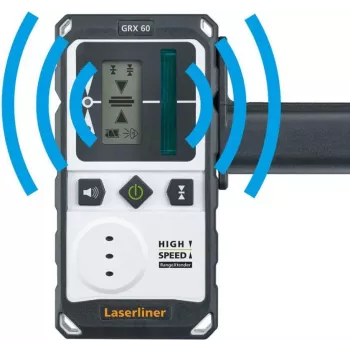 Laserliner 033.55A lāzera līnijas uztvērējs sarkanā stara lāzeriem