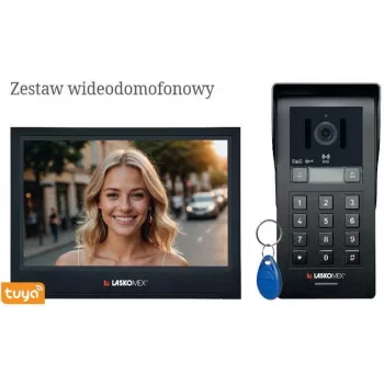 LASKOMEX 2 vadu IP video durvju telefona komplekts GEMINI SET