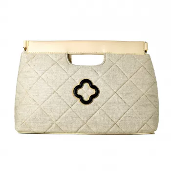Laura Ashley Women's Valetta Cream Shoulder Bag (30x20x9 cm)