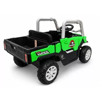 LEAN CARS 4x4 ar akumulatoru darbināms braucamais GTS2299-H 24V zaļš